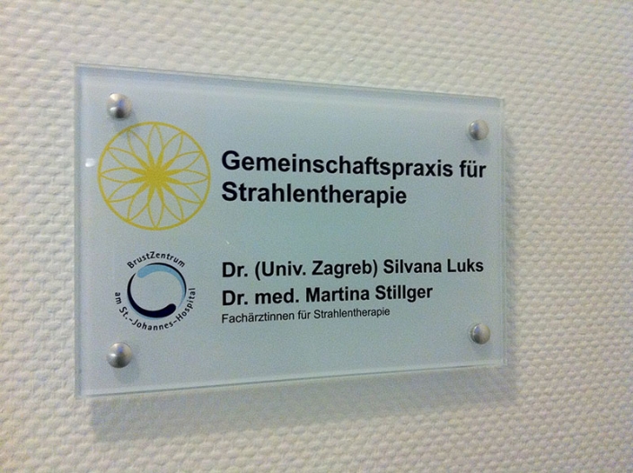 Acrylglas Schild